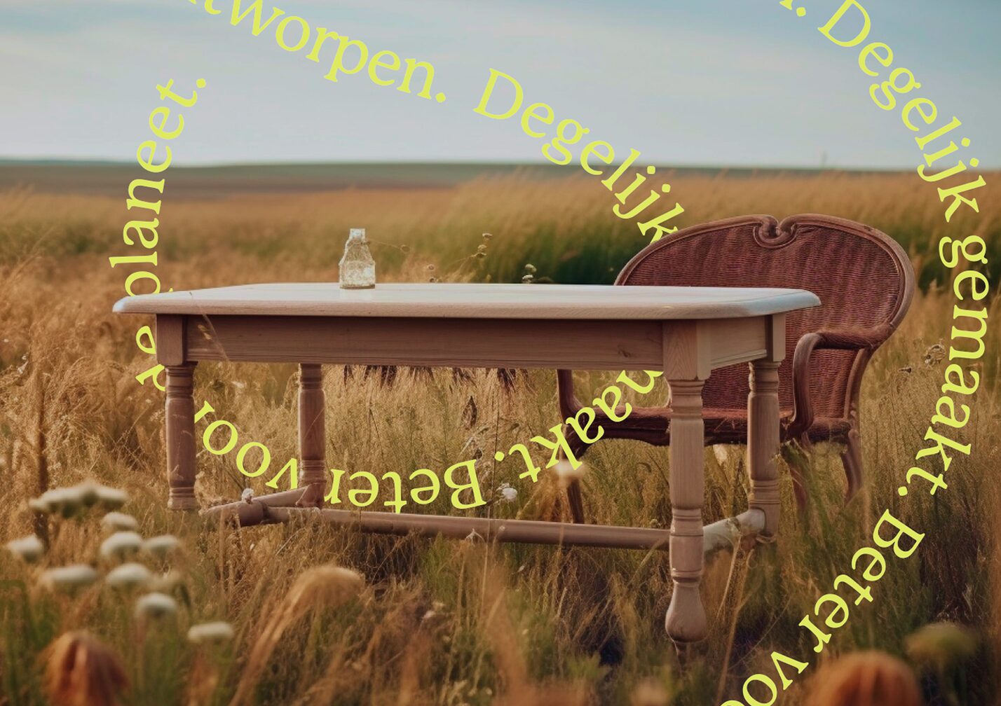 Illustratie van circulaire duurzaamheid