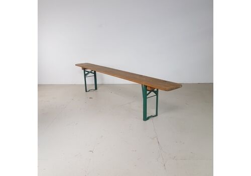 Vintage German Folding Garden Beer Bench