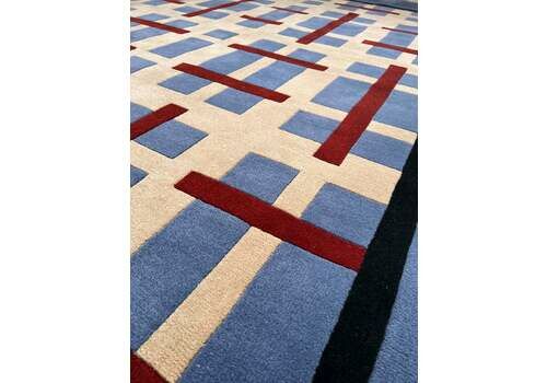 Blue Check Rug ~ Casa Di Nonna