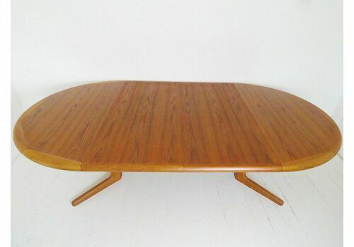 Stunning Vintage Danish Teak Extending Dining Table By E Valentinsen For Korup