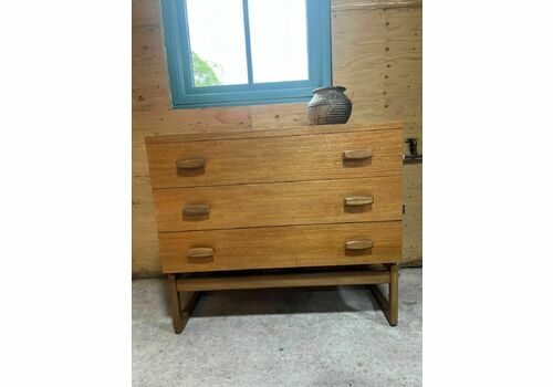 Vintage Teak Chest Of Drawers By G Plan Sleigh Legs Circa 1960’s