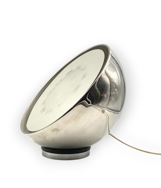 Mirror Spherical Table Lamp, Italy 1970s