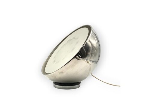 Mirror Spherical Table Lamp, Italy 1970s
