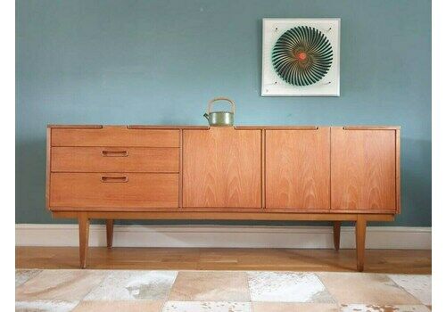 A Scarce Mid Century Citadel Model Teak Sideboard By Nathan Uk 1960.