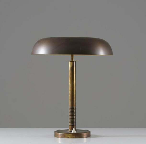 Swedish Modern Table Lamp In Brass By Boréns
