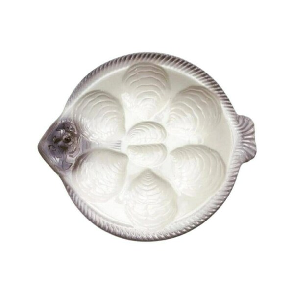 Vintage Oyster Plate, Fish Shaped Plate Vintage West Germany
