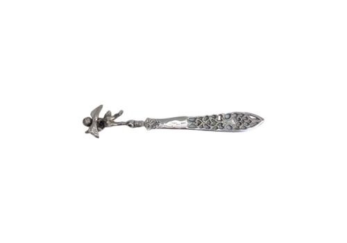 Letter Opener Silver Plated Cherub Letter Knife Engraved Plated Letter Opener, Metal Office Knife, Gift Idea , Made In Italy Silver Plate