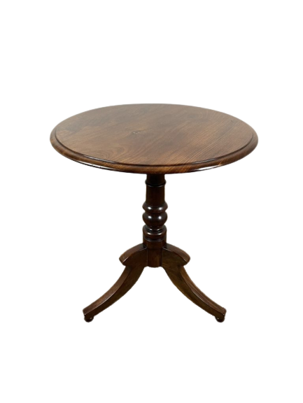 19c Antique Mahogany Tilt Top Table