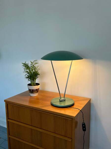 Xl Space Age Mushroom/Flying Saucer Table Lamp