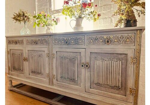 Antique Indian Sideboard, 1940s