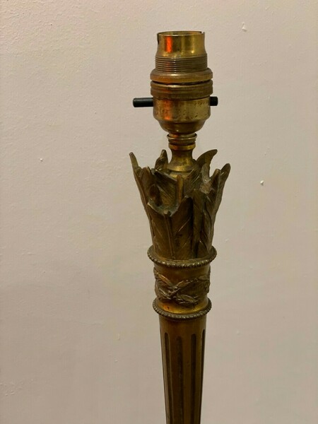 Antique Ormolu Table Lamp, 1800s photo furniture