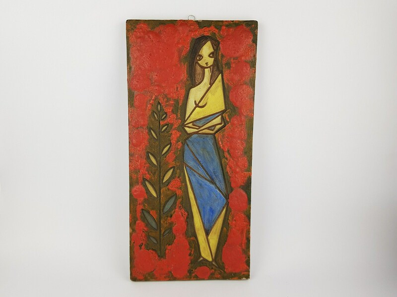 Vintage Ruscha Fat Lava Wall Plate