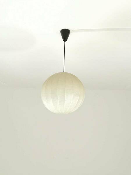 Extra Large Cocoon Big Ball Ceiling Lamp In Very Good Original Vintage Co
