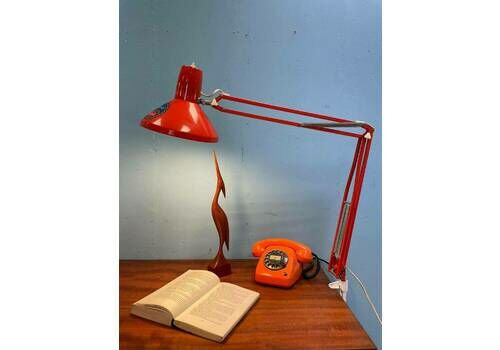 Retro Orange Desk Lamp From The 60s/70s