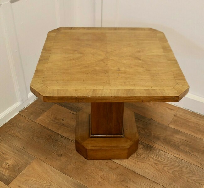 Odeon Style Art Deco Maple Coffee Table photo furniture