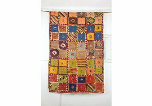 Large Turkish Colourful Rug, 1800s