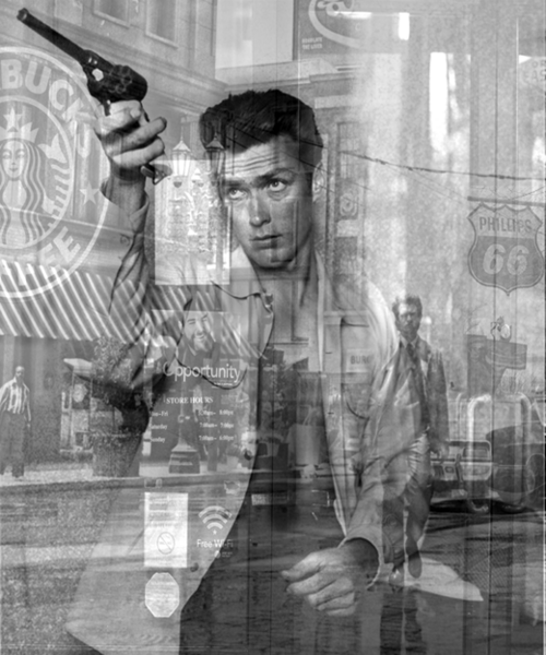 Clint Eastwood Reflections  Hand Signed And Numbered By The Artist