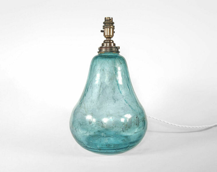 C.1890 1900 James Couper / Messenger's 'Clutha' Type Bubbly Glass Table Lamp