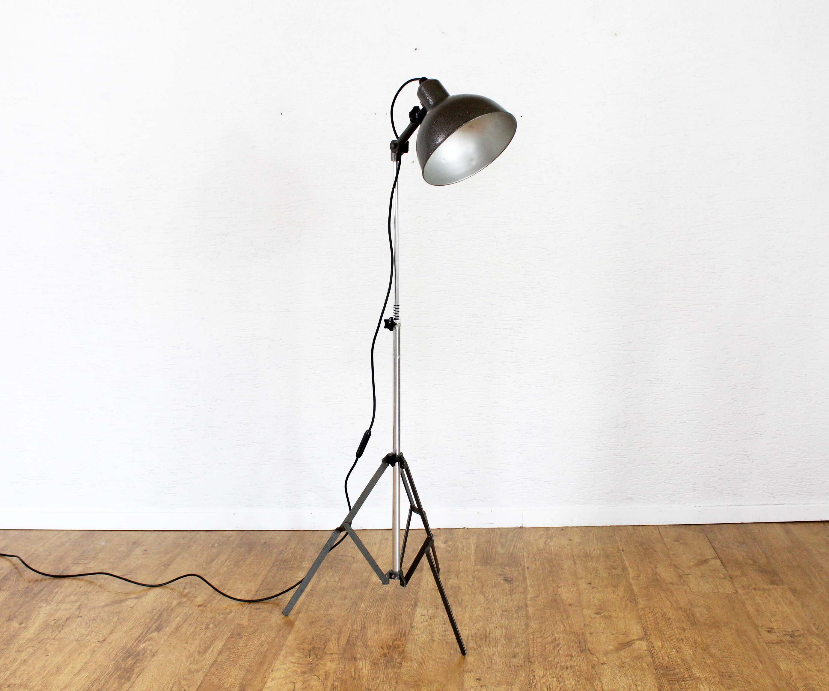 Vintage Industrial Floor Lamp Spotlight