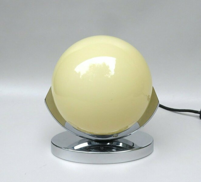 Extraordinary Art Deco Chrome Plated Table Lamp From Wmf Ikora, 1920s