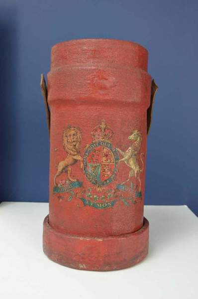 Antique Leather Fire Bucket Vinterior Antique Leather Fire Bucket Vinterior