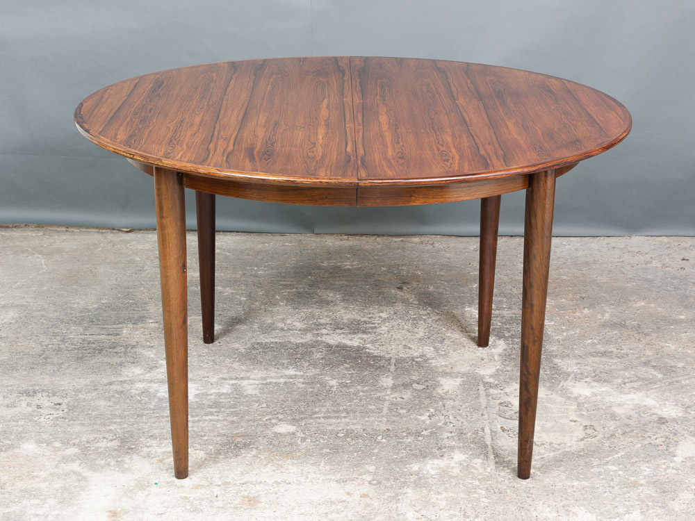 1960s Kai Kristiansen Danish Rosewood Dining Table
