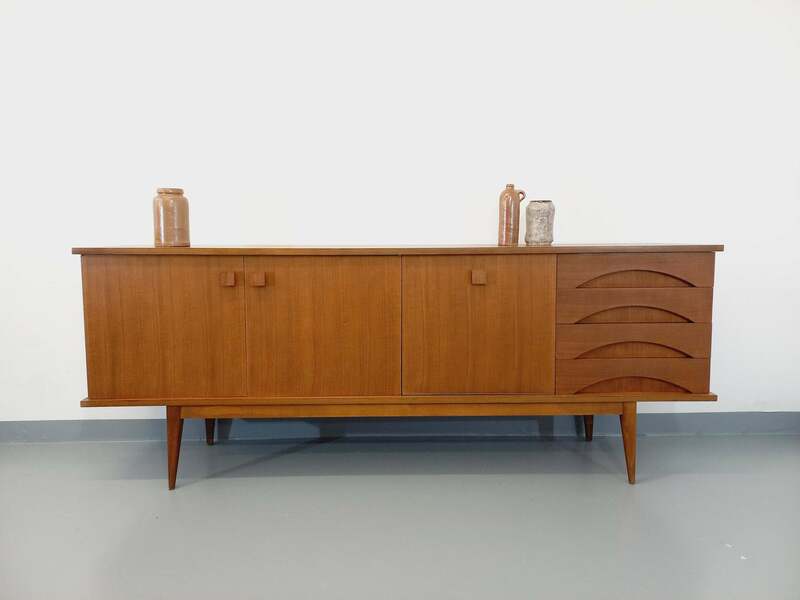 Scandinavian Teak Sideboard, 1960s