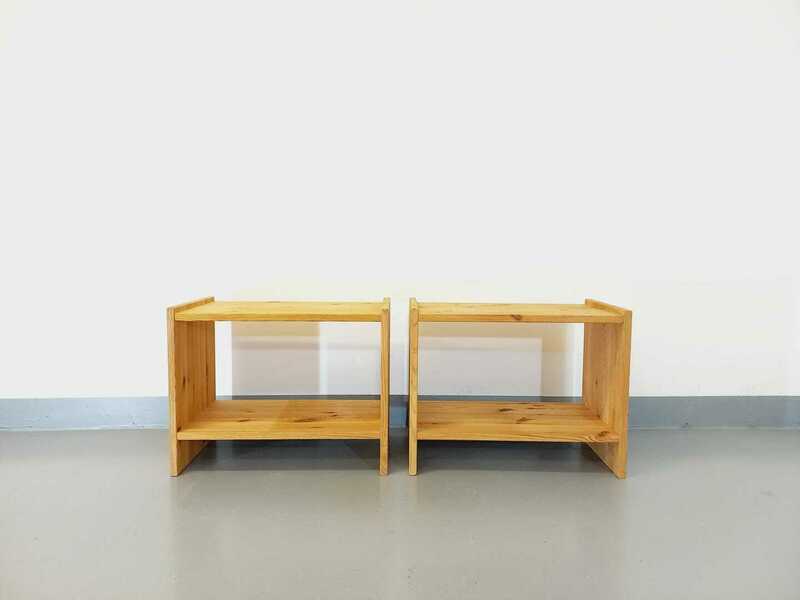2 Pine Bedside Tables photo furniture