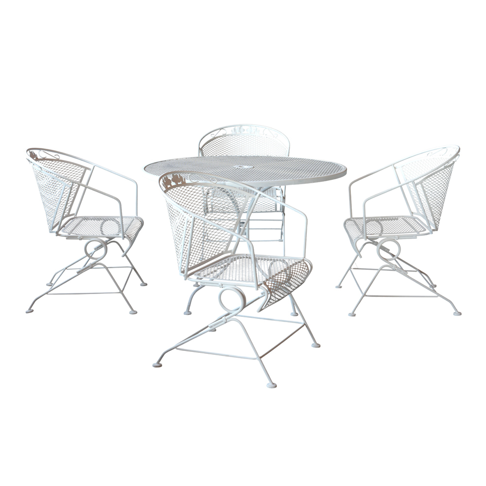 Vintage Five Piece Patio Dining Set Vinterior Vintage Five Piece Patio Dining Set