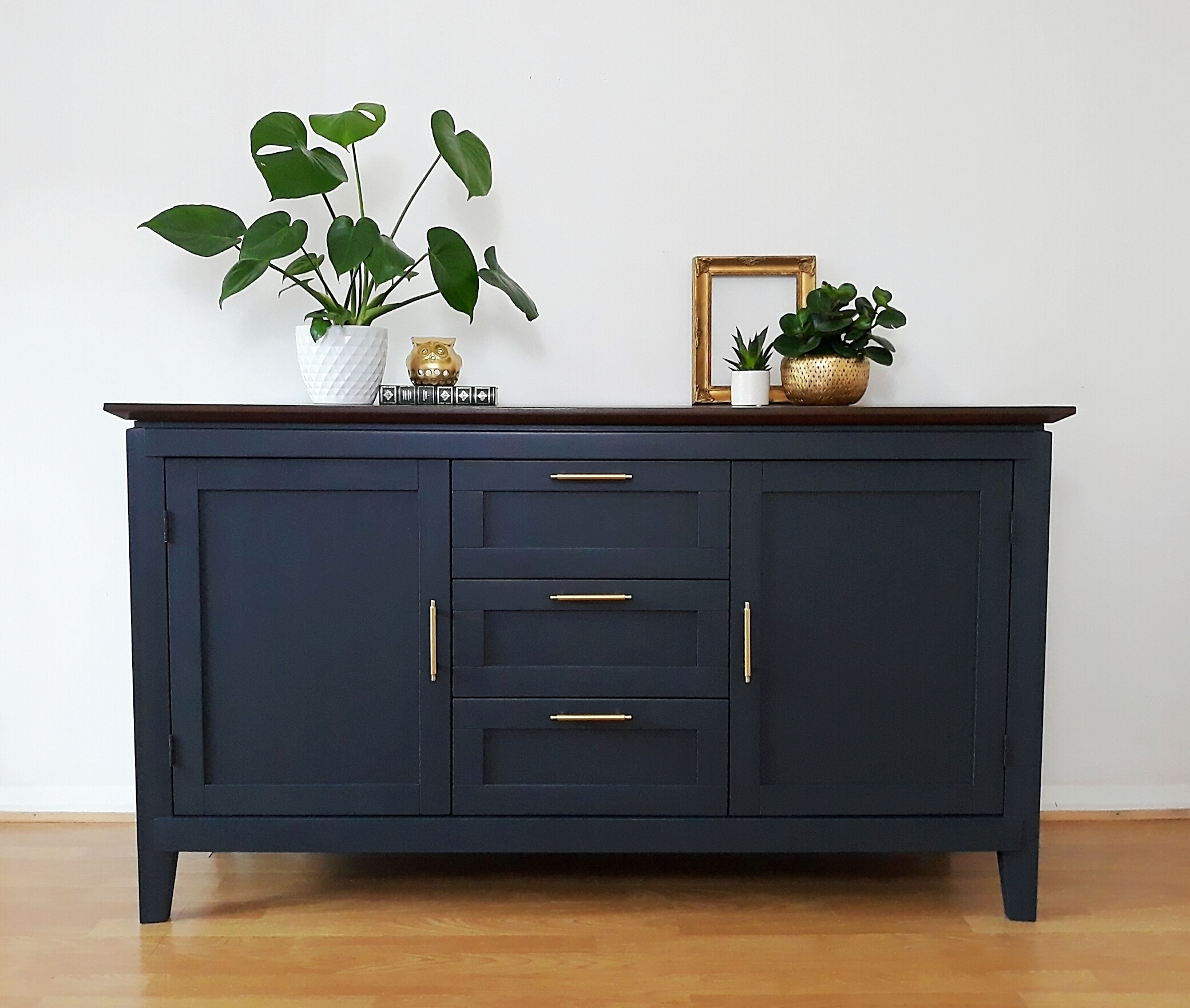 Stunning Navy Sideboard Storage Unit Vinterior