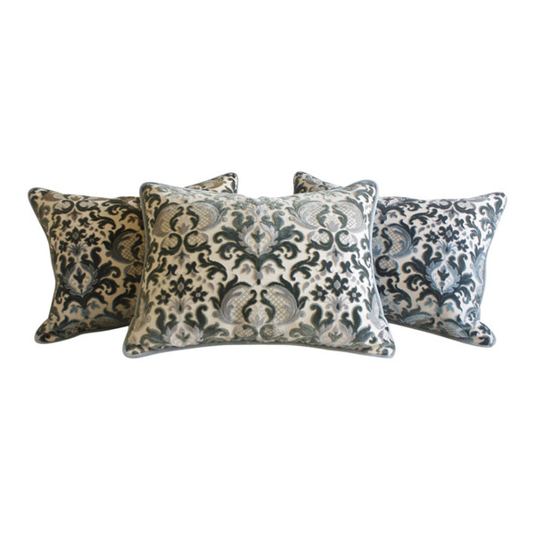 Pair Of Baroque Style Throw Pillows Pair Of Baroque Style Throw Pillows