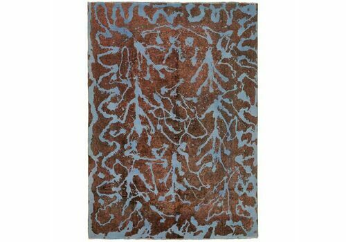 Handmade Brown Overdyed Large Area Rug 283 Cm X 388 Cm