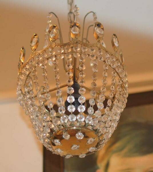Bohemian Crystal Chandelier, Boho photo Lighting