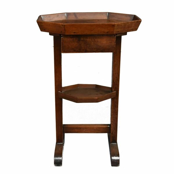 Octagonal Restoration Period Harness In Walnut