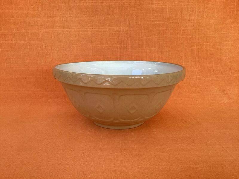 Vintage Mason Cash & Co Mixing Bowl, Traditional English Mixing Bowl