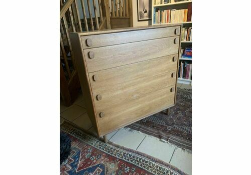 A Handsome Teak Midcentury Chest Of Drawers By Meredew