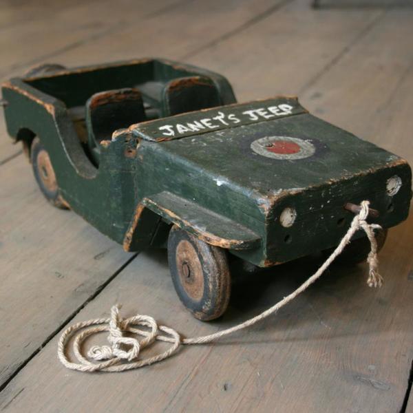 vintage toy jeep