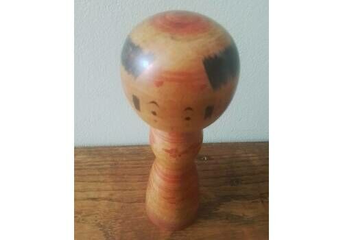 Vintage Kokeshi Wooden Doll, Japanese Kokeshi Doll Ref 247