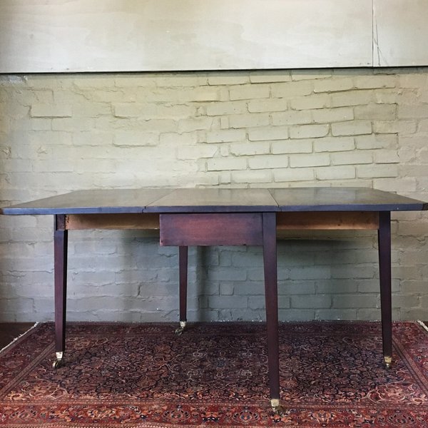 Antique Victorian Mahogany Drop Leaf Table