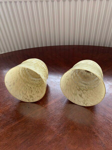 Classic Single Marble Art Deco Shade photo Lighting