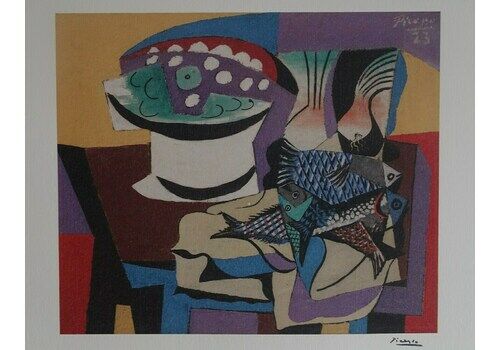 Fine Cubist Limited Edition Print – Still Life, Pablo Picasso, Signed & Numbered