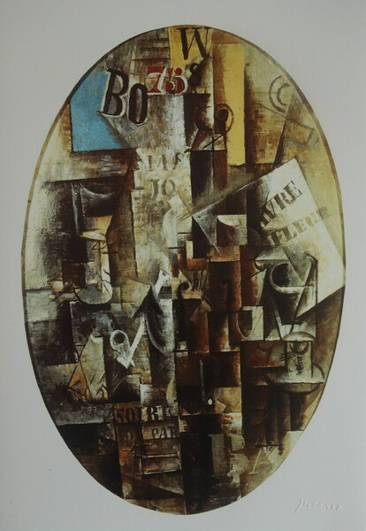 Fine Cubist Limited Edition Print – Still Life, Pablo Picasso, Signed & Numbered