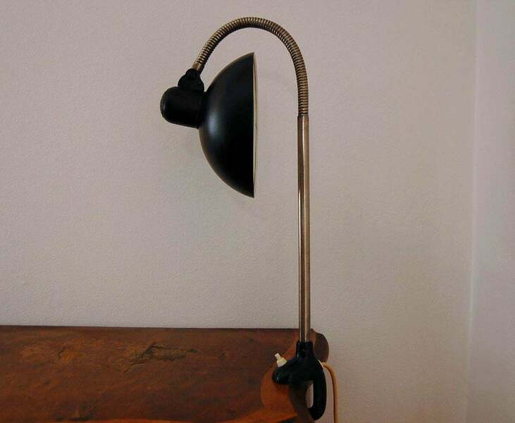 Kaiser Idell 6740 Adjustable Table Lamp By Christian Dell 1930s photo for sale