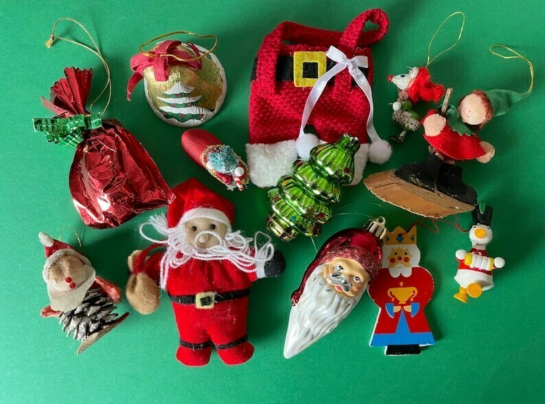 Vintage christmas items clearance