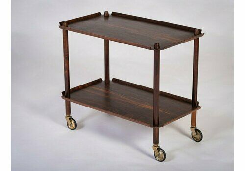 Tray Table In Rosewood By Poul Hundevad For Vamdrup, Denmark, 1960s