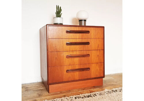 Vintage Mid Century G Plan Fresco Teak Chest Of Drawers