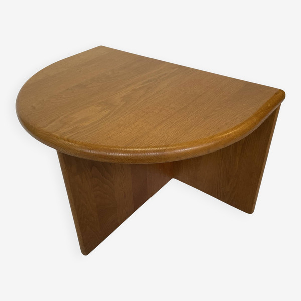 Vintage Side Tables In Oak Minimalist Design