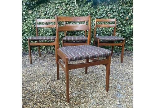 Vintage Meredew Mid Century Dining Chairs X 4