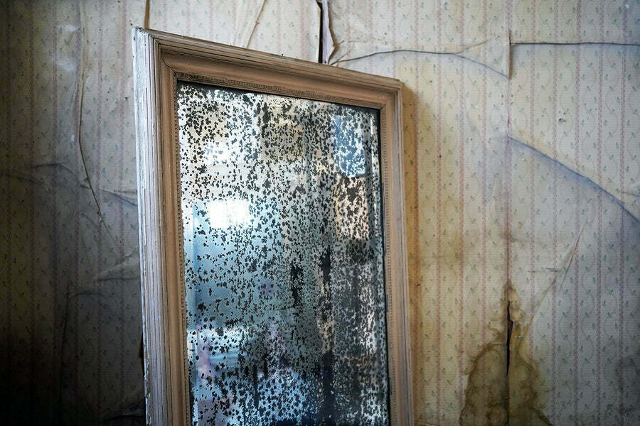 A Large Late 19thc Rectangular Wall Mirror C.1880