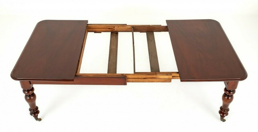 Period Victorian Dining Table Extending Mahogany 1860 photo for sale